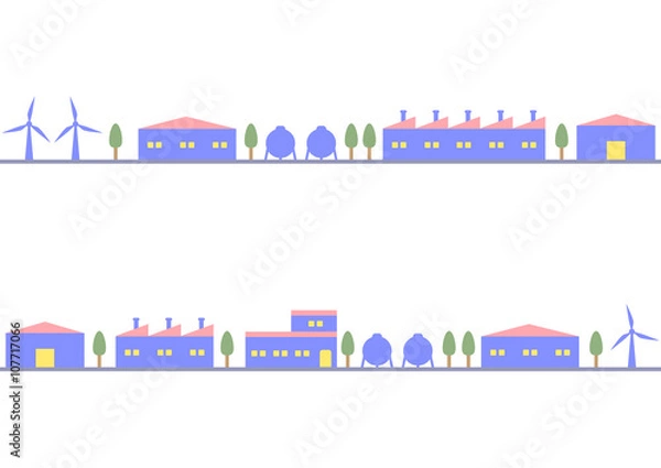 Fototapeta 工場街