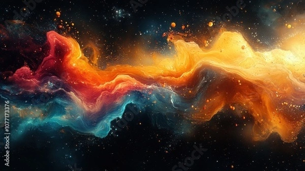 Obraz background with space