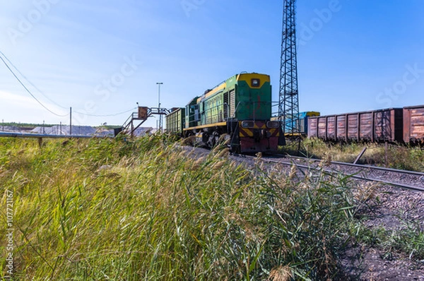 Obraz industrial railway junction