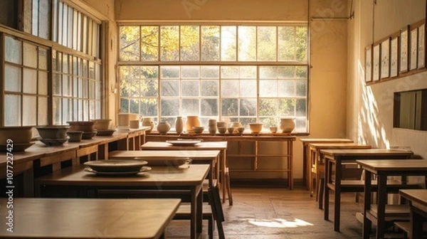 Obraz Pottery Studio with Natural Light