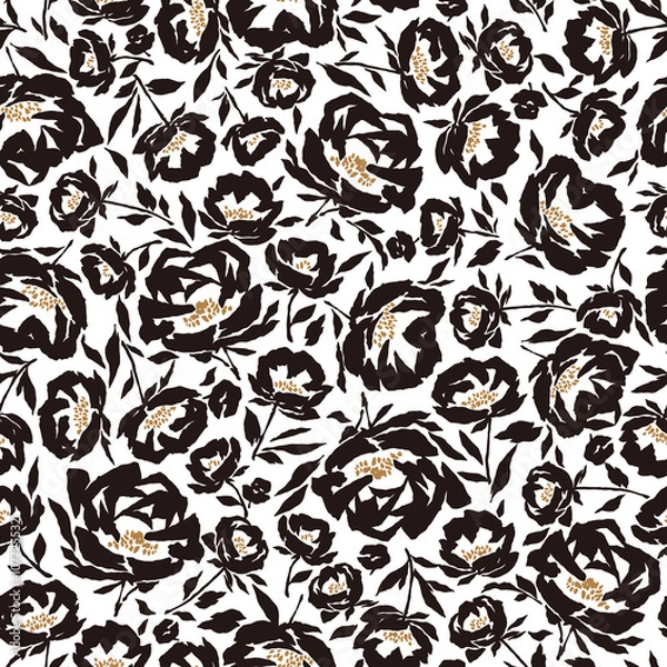 Fototapeta 花のパターン