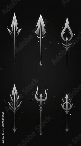 Obraz Elegant Weapon Illustrations