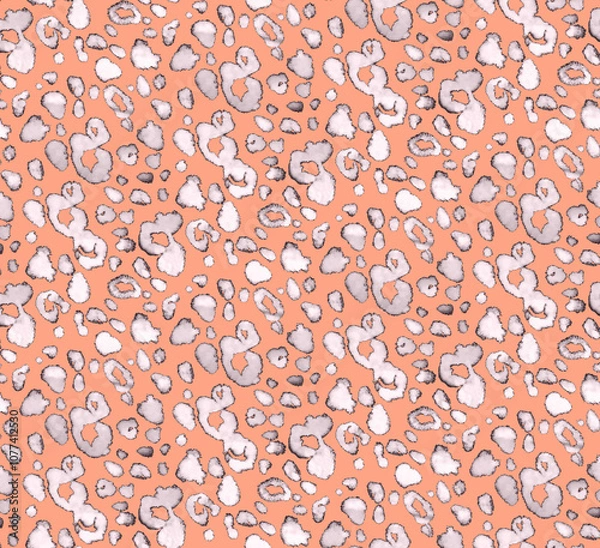 Obraz Seamless leopard pattern, animal print.