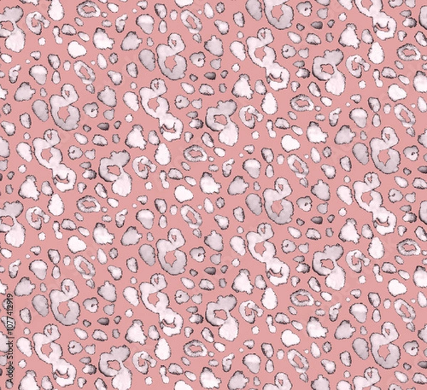 Obraz Seamless leopard pattern, animal print.
