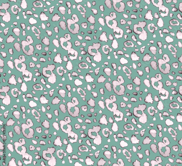 Obraz Seamless leopard pattern, animal print.