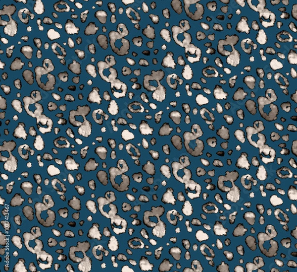 Obraz Seamless leopard pattern, animal print.