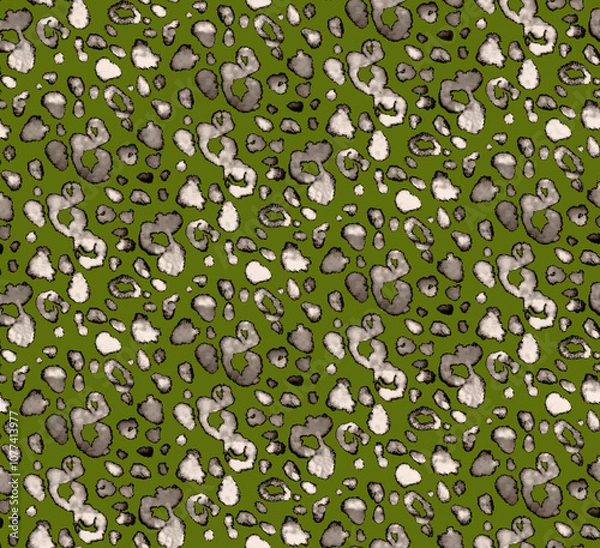 Obraz Seamless leopard pattern, animal print.