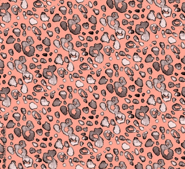 Obraz Seamless leopard pattern, animal print.