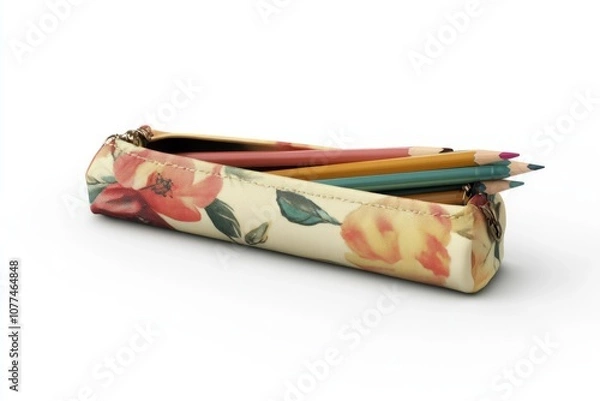 Obraz Pencil Case Mockup in a white background 