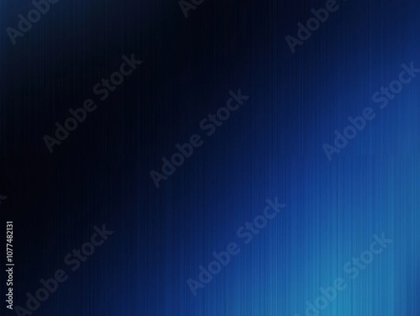 Obraz blue abstract background，Abstract Blue Gradient Background with Vertical Light Rays. Smooth and Modern Design for Technology, Business, or Science Presentations.