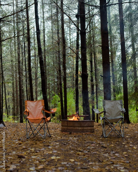 Obraz camping chairs
