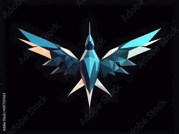 Obraz Abstract Polygonal Bird