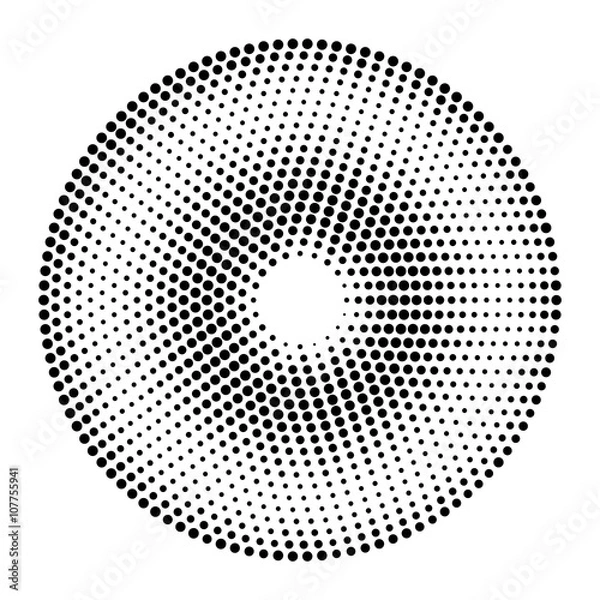 Fototapeta Abstract vector circles background