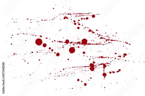 Obraz realistic blood spots