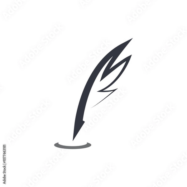 Obraz Writer Logo Template Icon