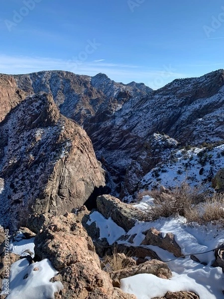 Obraz snow covered mountains