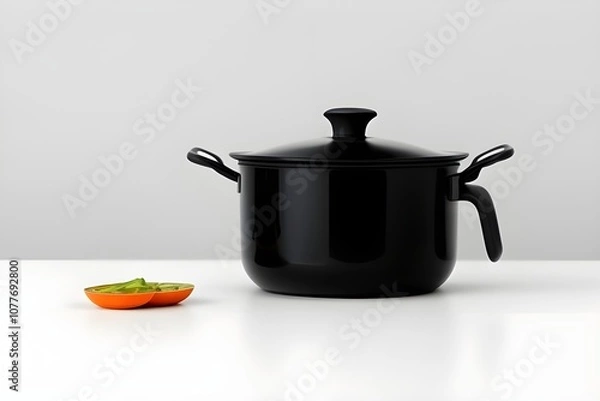 Obraz Professional Chef Isolated on White Background Generative AI illustration