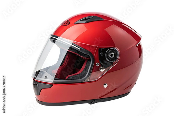 Obraz motorcycle helmet isolated on white background
