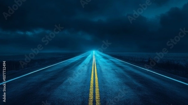 Obraz driving on highway