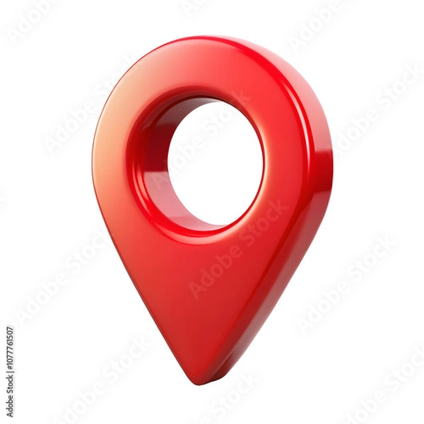 Fototapeta Location icon for composing maps and regions