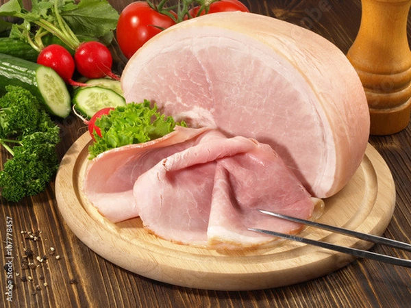 Obraz Gotowana szynka