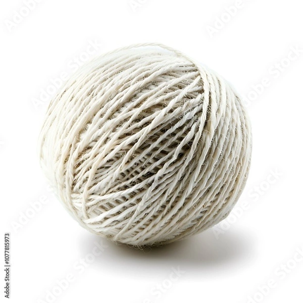Obraz Thread ball isolated on white background