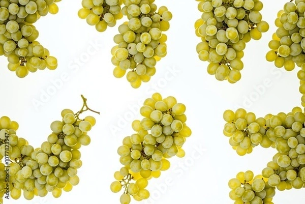 Obraz Grapes isolated on background