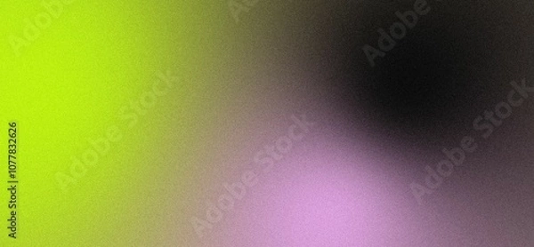 Fototapeta A grainy Black Lime and Plum background with an abstract noise texture perfect for banner poster header cover or wallpaper design.