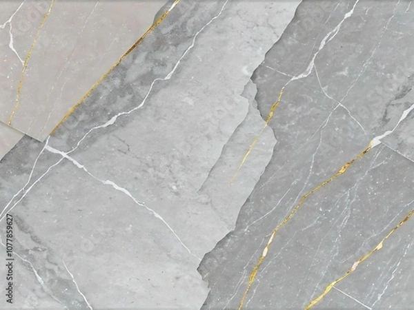Fototapeta Marble texture with realistic veins and colour variations, featuring smooth patterns in natural colour. Perfect for backgrounds, design projects, and product placement.