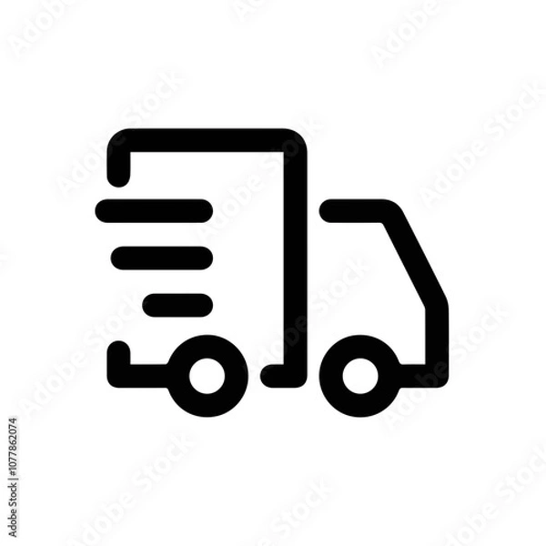 Obraz Truck icon symbol vector illustration
