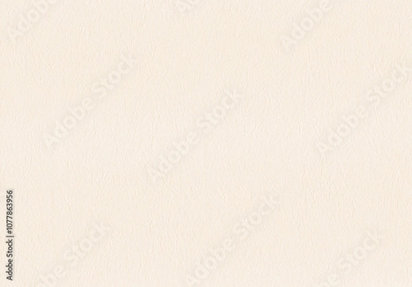 Obraz 和紙テクスチャ きぬもみ 薄卵色 クリーム色 ベージュ