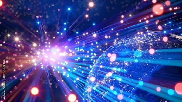 Fototapeta 5Ginternettechnology,redwavestechnology,buildingtechnology,digitaltechnology,bluewavestechnology,