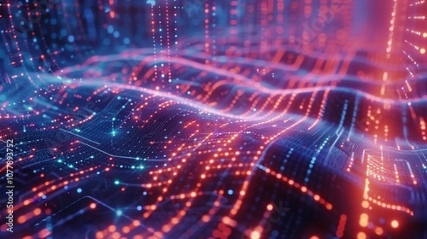 Fototapeta 5Ginternettechnology,redwavestechnology,buildingtechnology,digitaltechnology,bluewavestechnology,