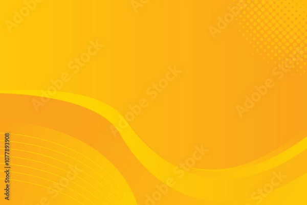 Obraz curve yellow abstract background