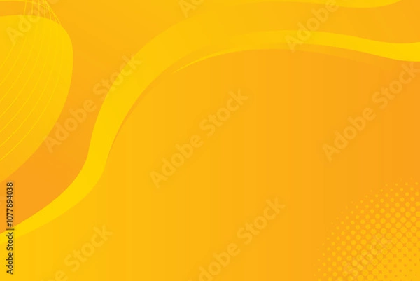 Obraz yellow waves background design
