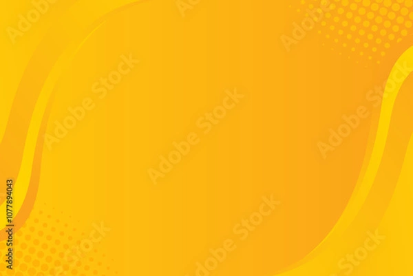 Obraz abstract yellow background with waves
