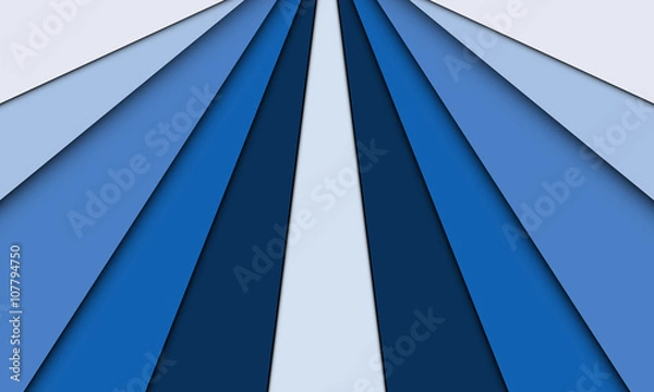 Obraz Material Design Modern Background. Widescreen Vector Illustration.