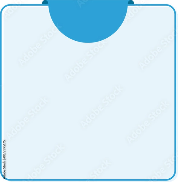Fototapeta minimal title rectangle frame