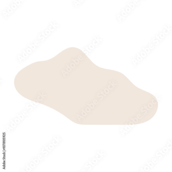 Obraz abstract blobs pastel brown for background