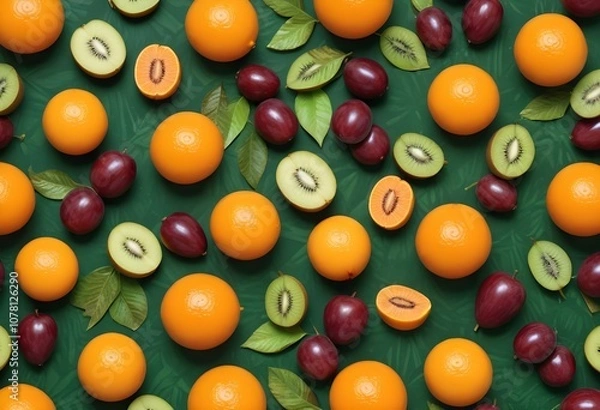 Fototapeta Fruit ninja Pattern