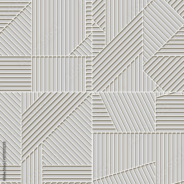 Obraz collection of seamless textures of cement decorative slabs for interiors