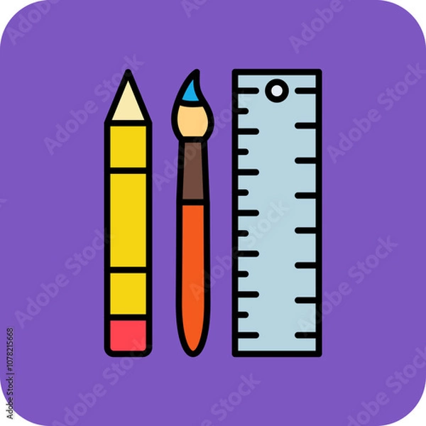 Obraz Stationary Icon