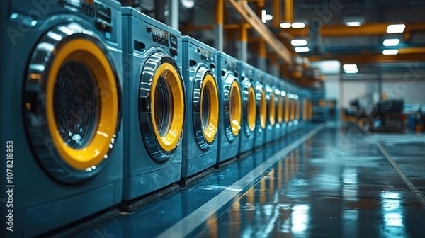 Obraz Efficient Industrial Laundry Operations