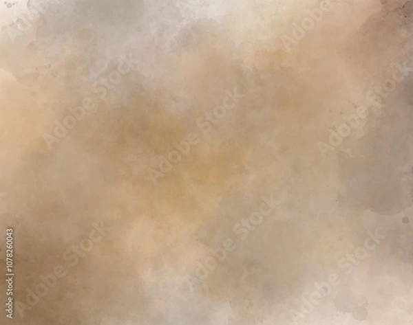 Obraz Subtle watercolour background in warm earthy tones