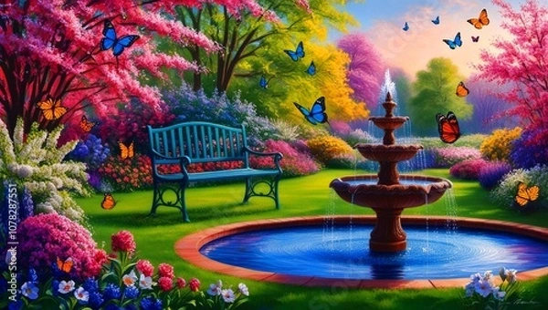 Obraz spring landscape