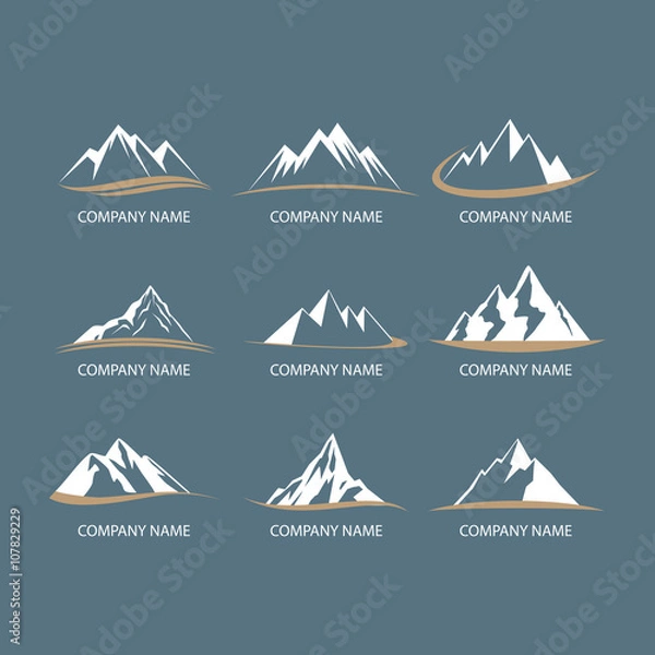 Obraz Mountain logos
