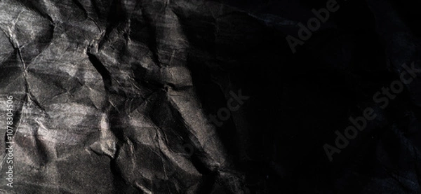 Fototapeta でこぼこな黒い色の背景