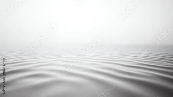 Fototapeta 
Light gray background with soft lines and blurred ripples, creating a serene and calm atmosphere, with a pure white top section for text or graphics