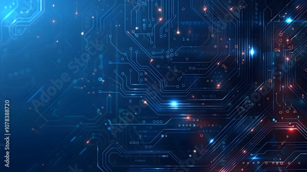 Obraz Abstract technology banner background