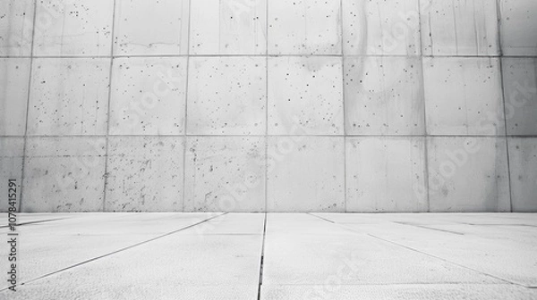 Obraz The wall is grey and textured.